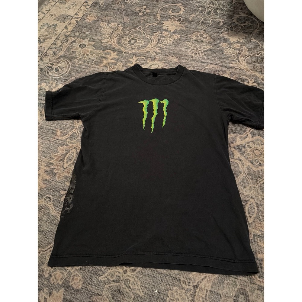 Vintage Monster Energy Army Short Sleeve Shirt